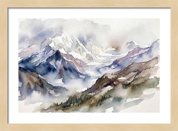 Majestic Snowy Peaks