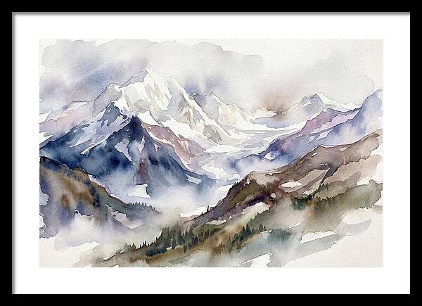 Majestic Snowy Peaks