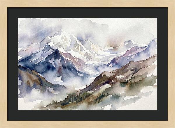 Majestic Snowy Peaks