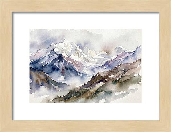 Majestic Snowy Peaks