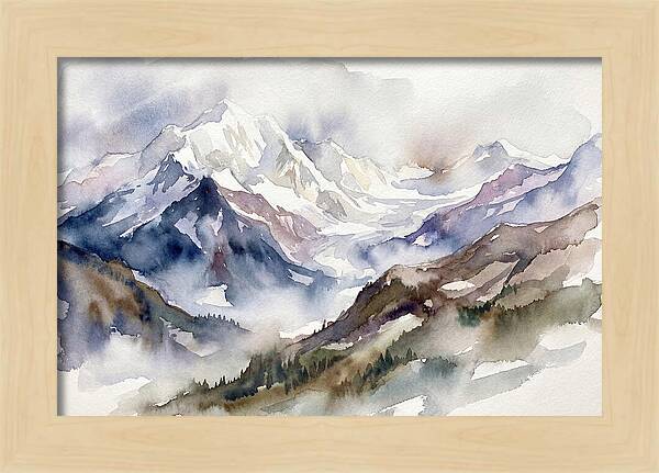 Majestic Snowy Peaks