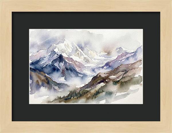 Majestic Snowy Peaks