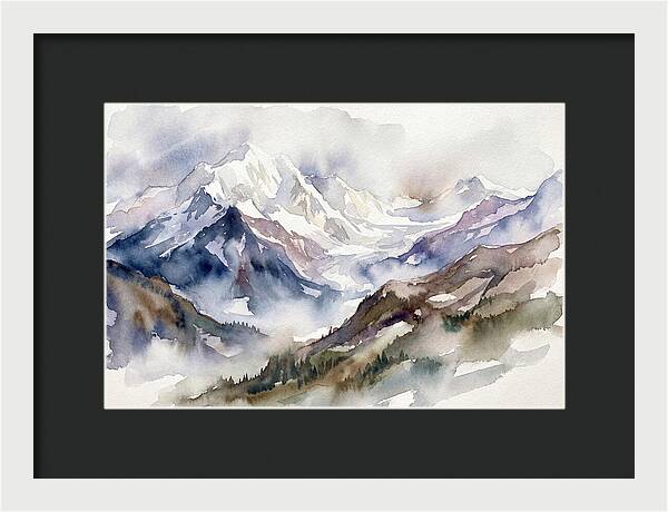 Majestic Snowy Peaks