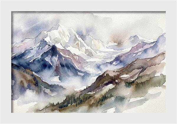 Majestic Snowy Peaks