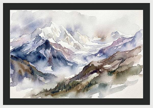Majestic Snowy Peaks