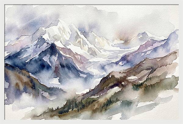 Majestic Snowy Peaks
