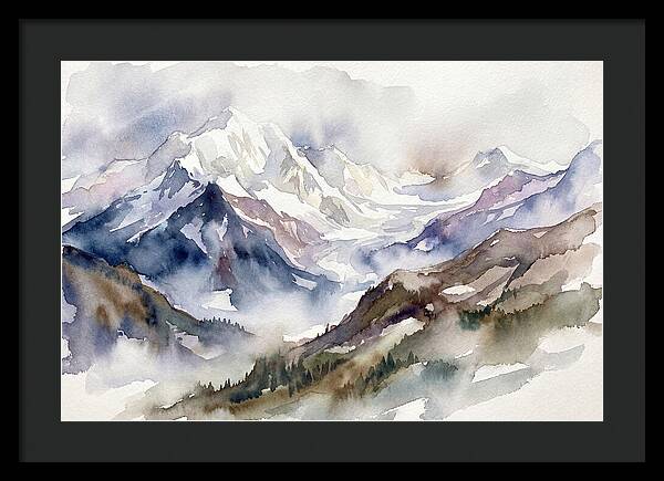 Majestic Snowy Peaks