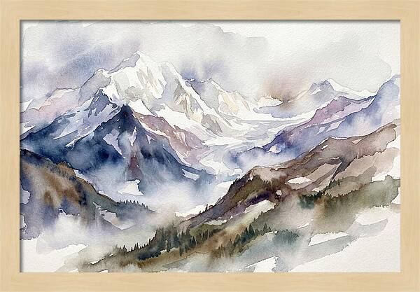 Majestic Snowy Peaks