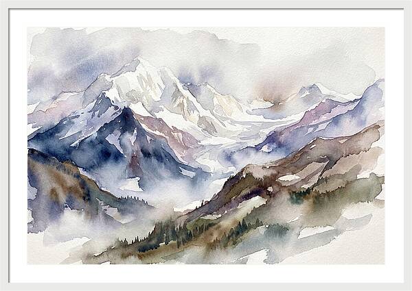 Majestic Snowy Peaks
