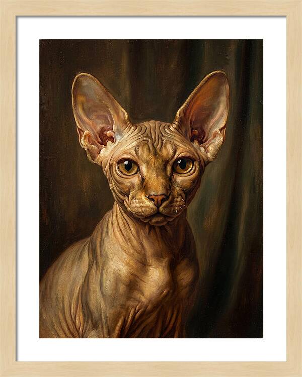 Majestic Sphynx Cat Elegance