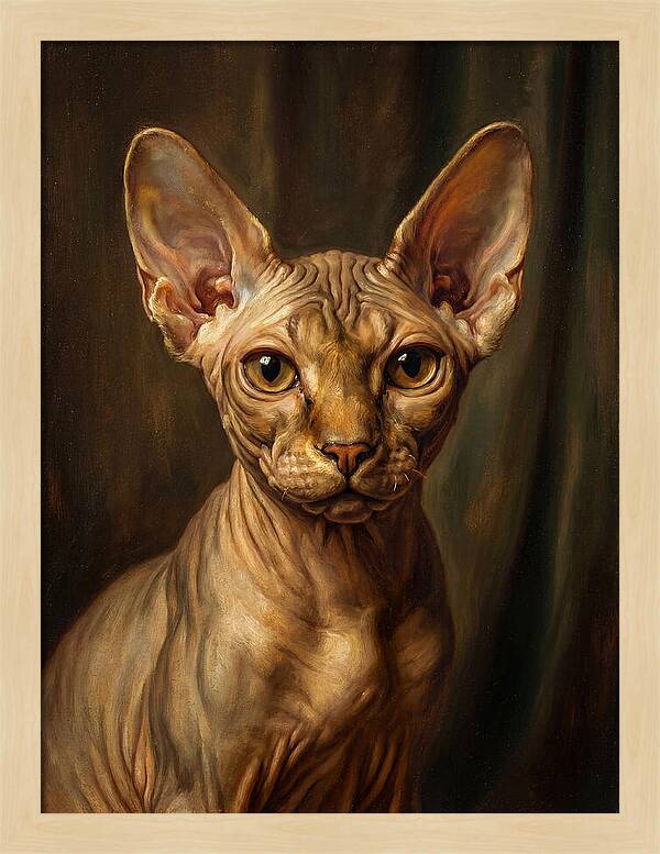 Majestic Sphynx Cat Elegance