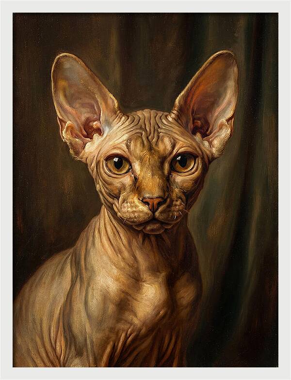 Majestic Sphynx Cat Elegance