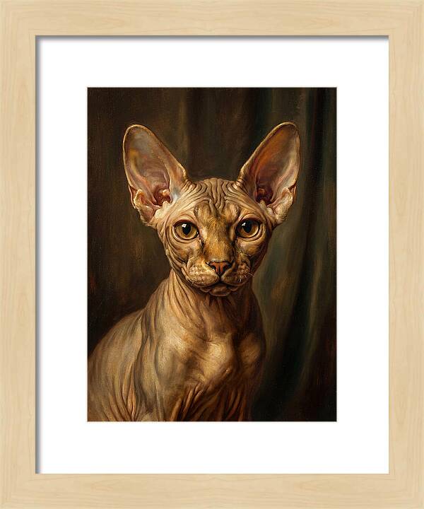 Majestic Sphynx Cat Elegance