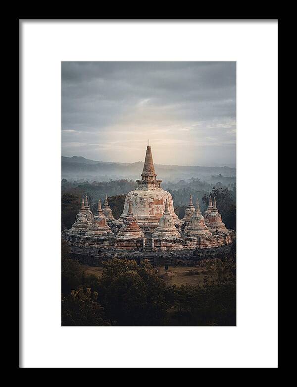 Majestic Sunrise Over Borobudur