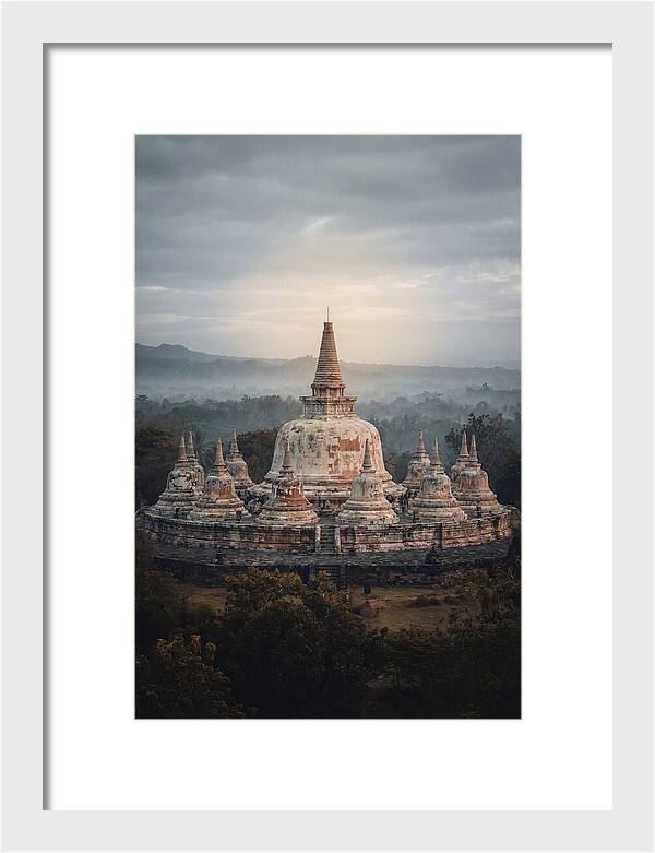 Majestic Sunrise Over Borobudur