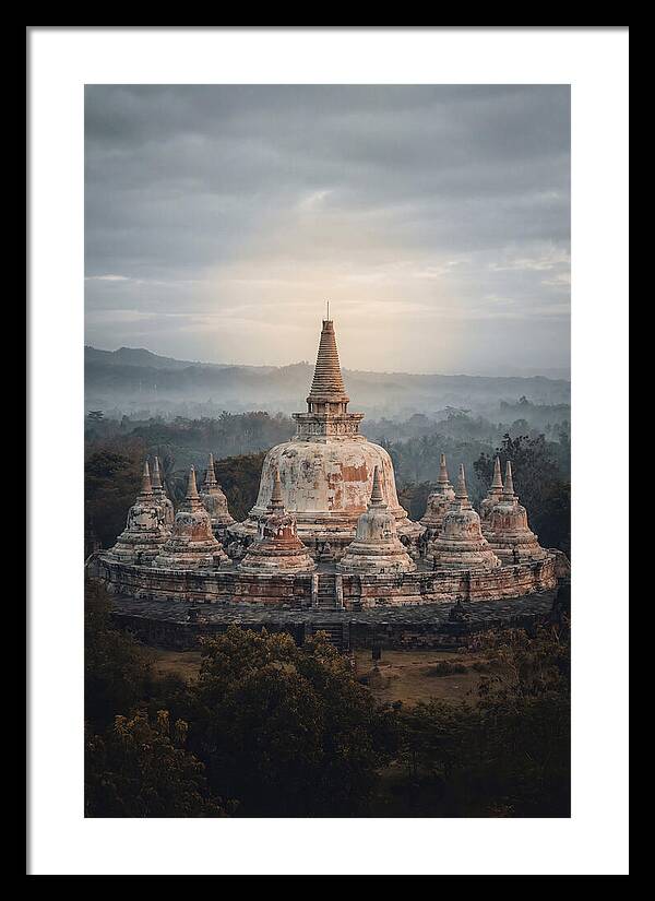 Majestic Sunrise Over Borobudur