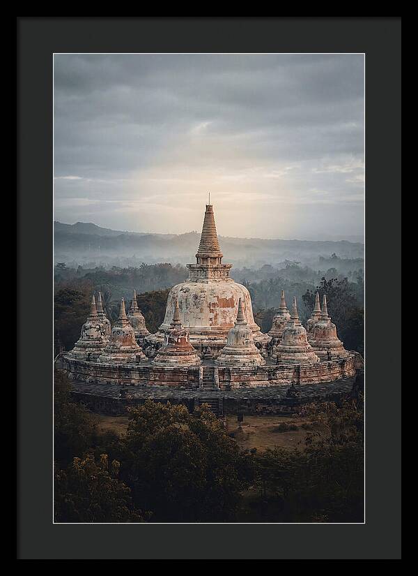 Majestic Sunrise Over Borobudur