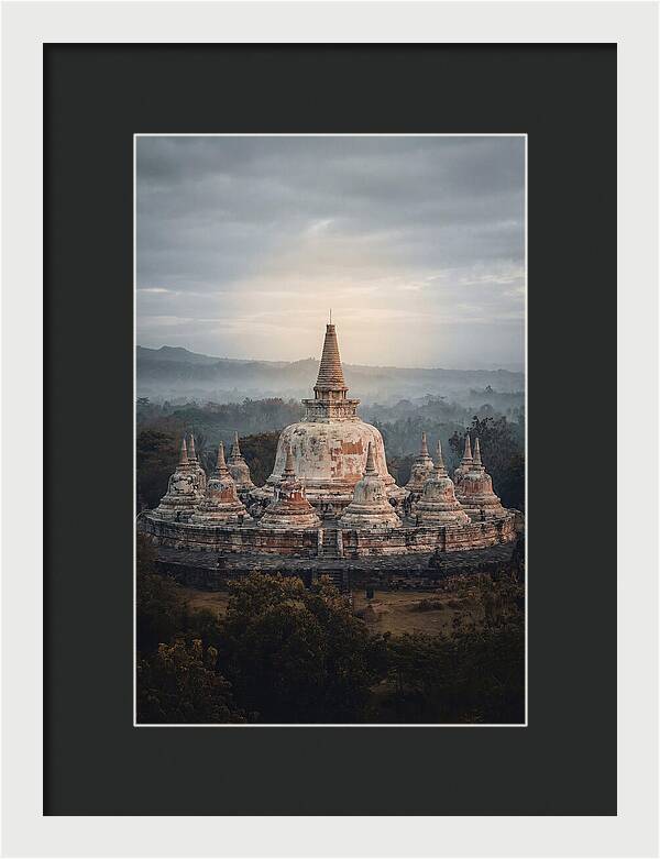 Majestic Sunrise Over Borobudur
