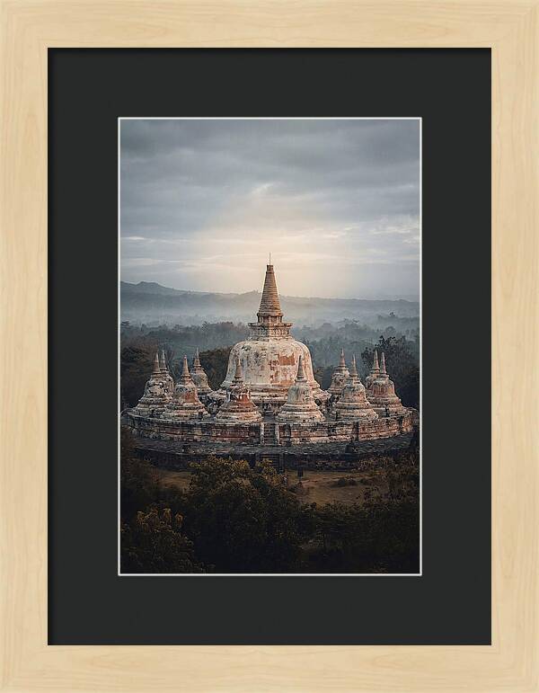 Majestic Sunrise Over Borobudur