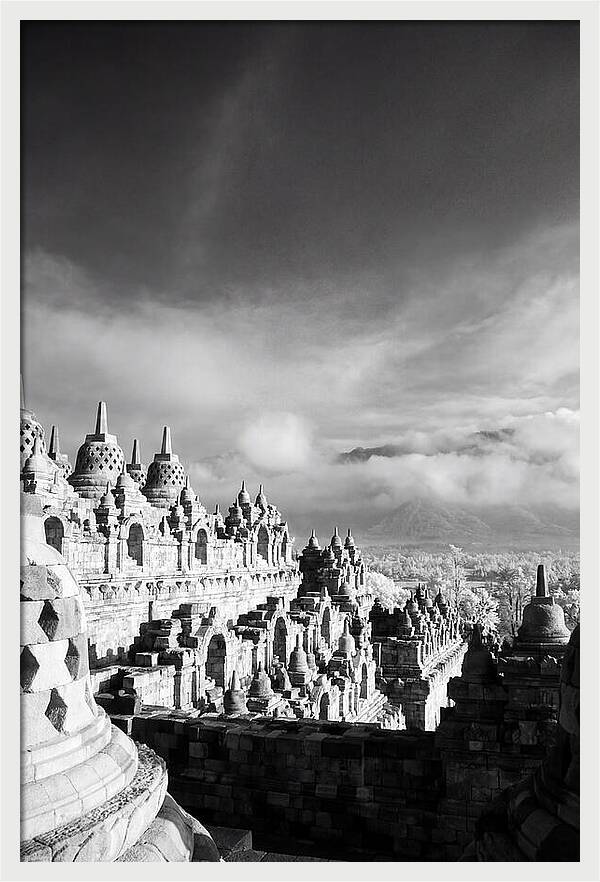 Majestic Sunrise Over Borobudur Temple