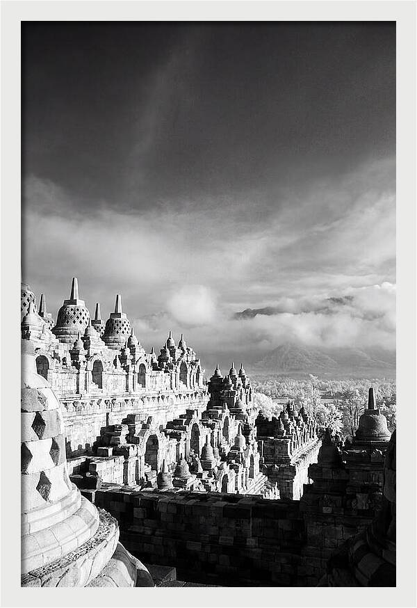 Majestic Sunrise Over Borobudur Temple