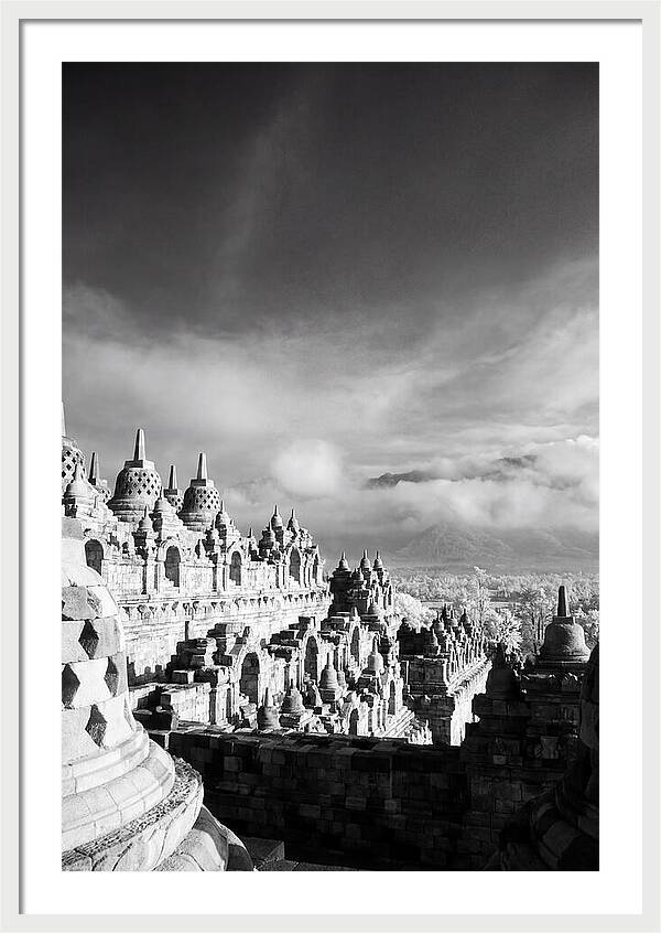 Majestic Sunrise Over Borobudur Temple