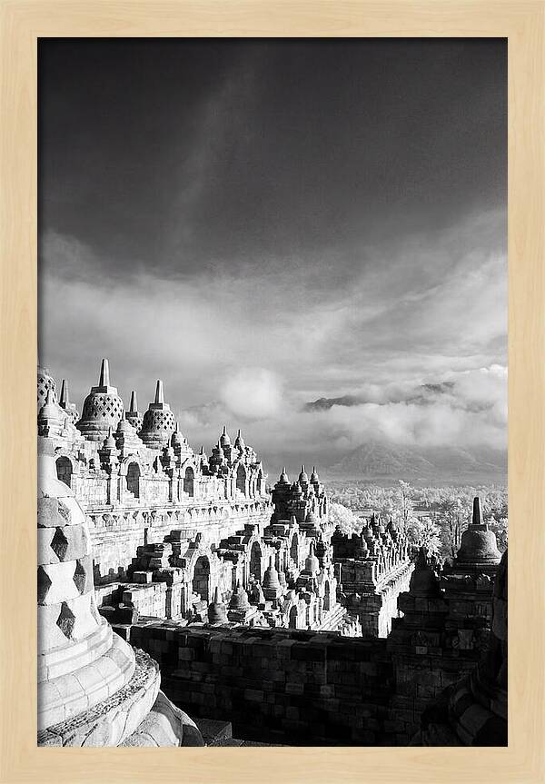 Majestic Sunrise Over Borobudur Temple