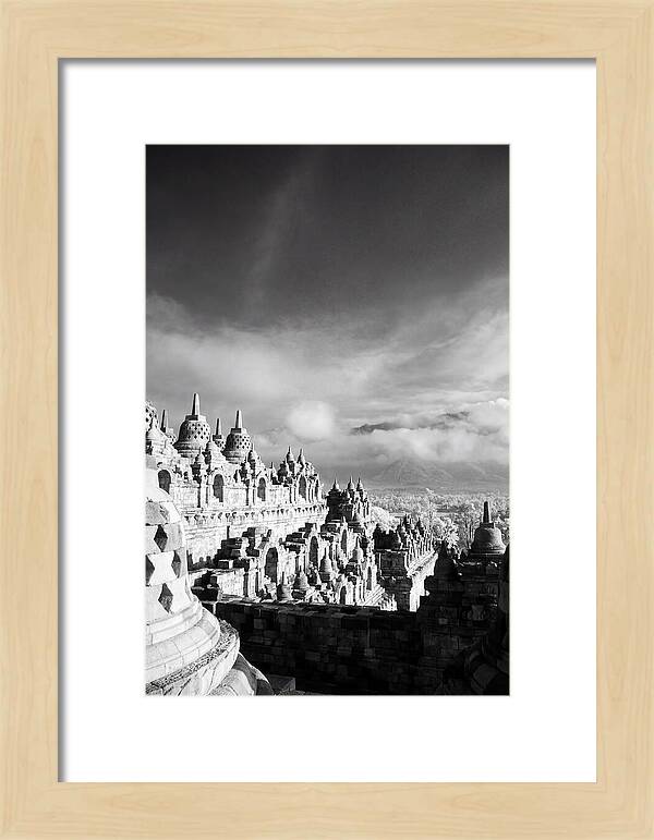 Majestic Sunrise Over Borobudur Temple