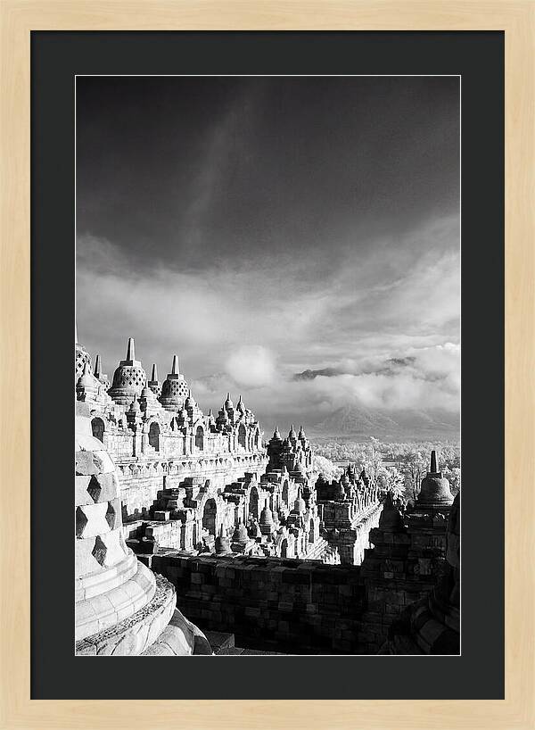 Majestic Sunrise Over Borobudur Temple