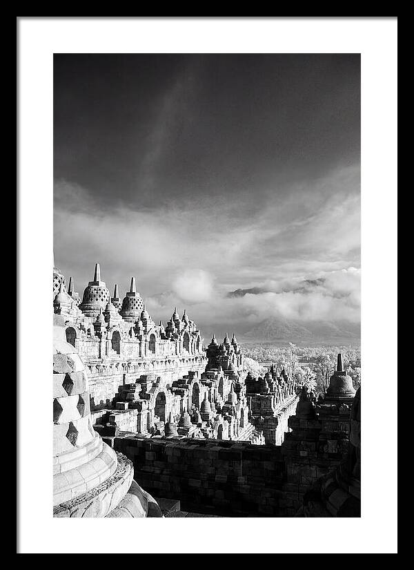Majestic Sunrise Over Borobudur Temple