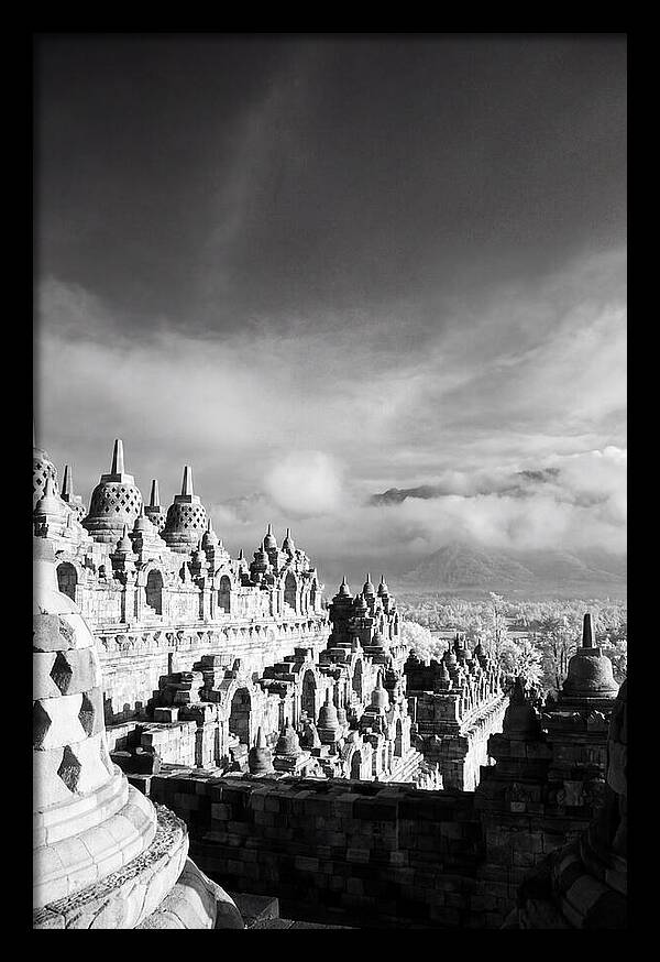 Majestic Sunrise Over Borobudur Temple