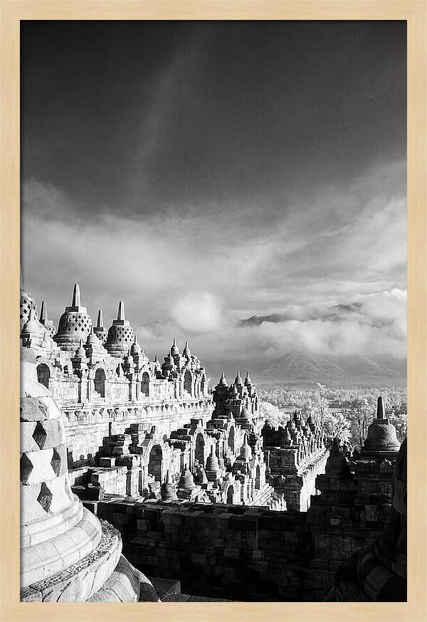 Majestic Sunrise Over Borobudur Temple