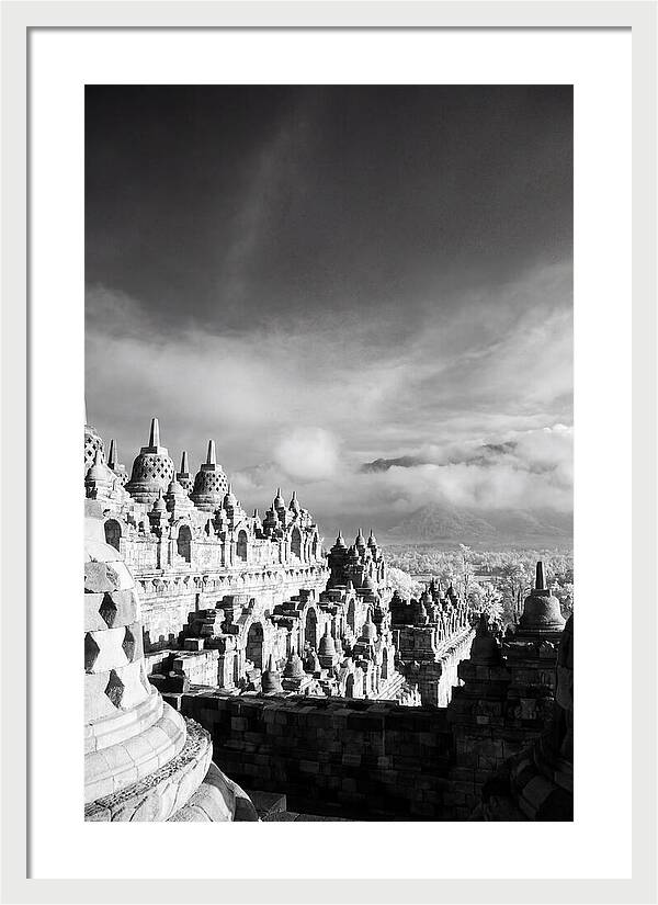 Majestic Sunrise Over Borobudur Temple