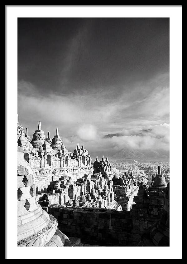 Majestic Sunrise Over Borobudur Temple