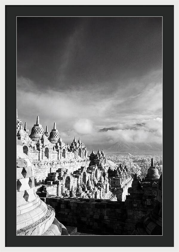 Majestic Sunrise Over Borobudur Temple