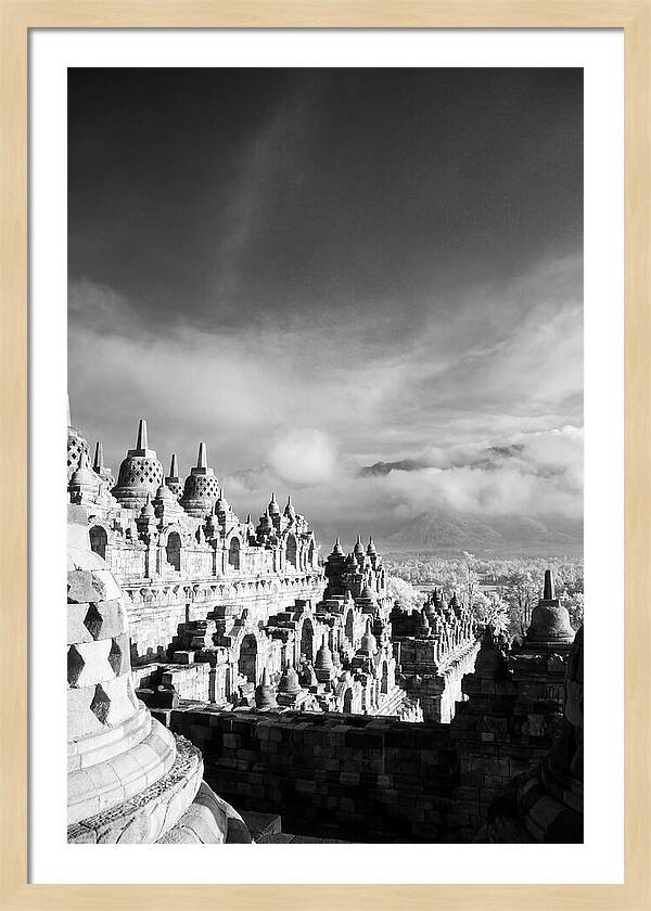 Majestic Sunrise Over Borobudur Temple
