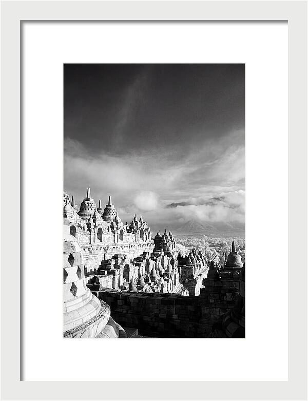 Majestic Sunrise Over Borobudur Temple