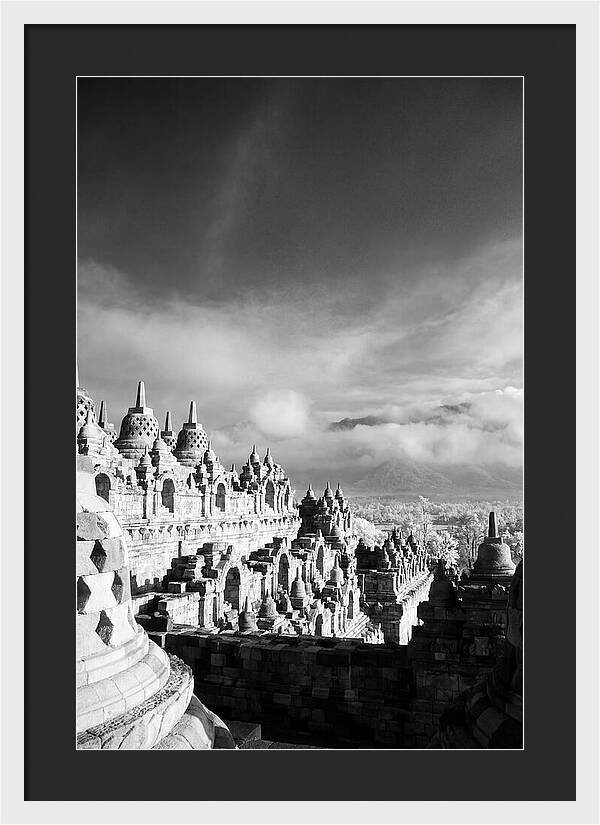 Majestic Sunrise Over Borobudur Temple