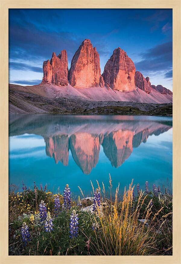 Majestic Sunrise Over Torres Del Paine