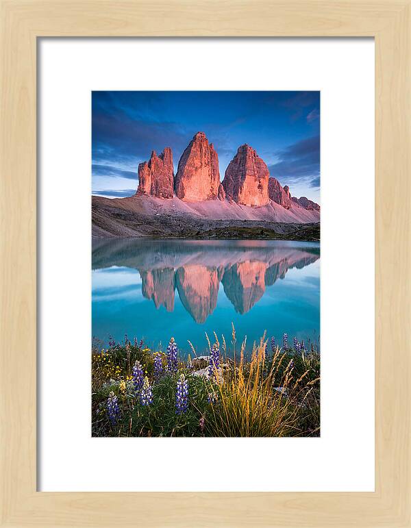 Majestic Sunrise Over Torres Del Paine