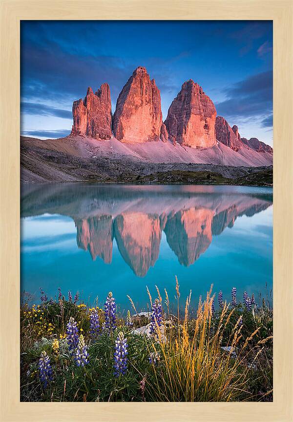 Majestic Sunrise Over Torres Del Paine