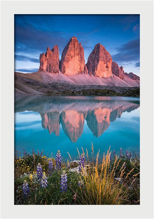 Majestic Sunrise Over Torres Del Paine