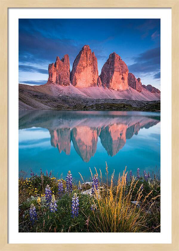 Majestic Sunrise Over Torres Del Paine