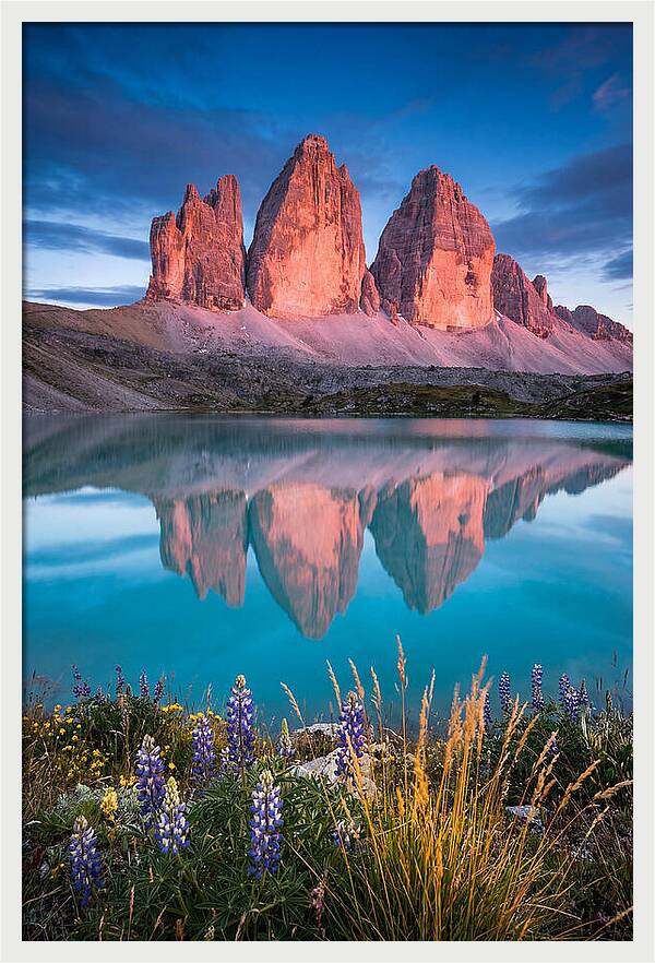 Majestic Sunrise Over Torres Del Paine