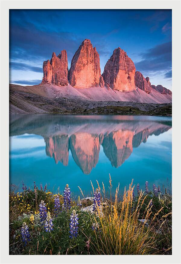 Majestic Sunrise Over Torres Del Paine
