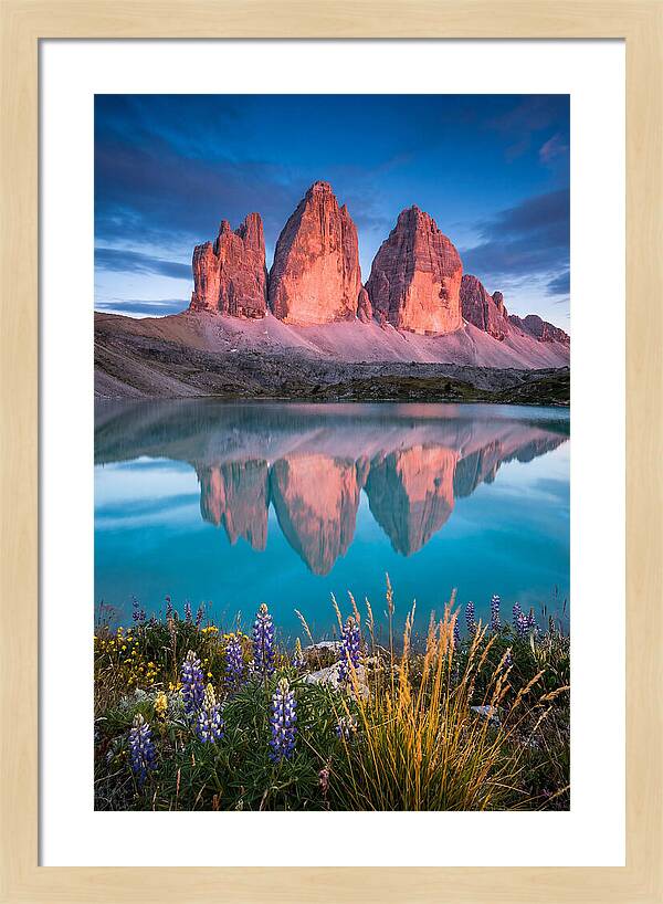 Majestic Sunrise Over Torres Del Paine