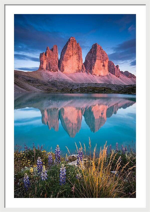 Majestic Sunrise Over Torres Del Paine