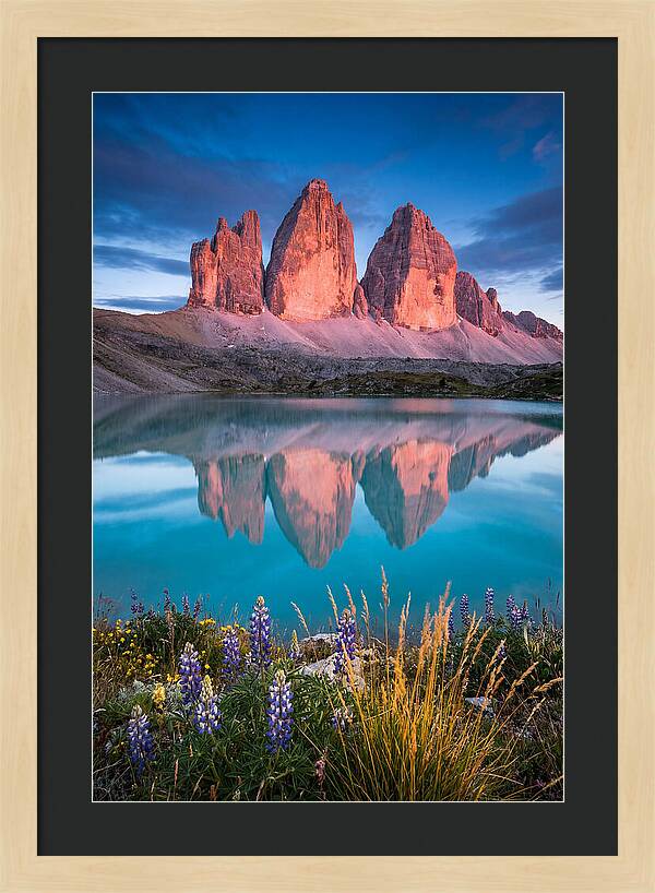 Majestic Sunrise Over Torres Del Paine