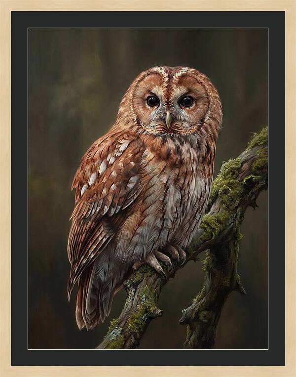 Majestic Tawny Owl Observation