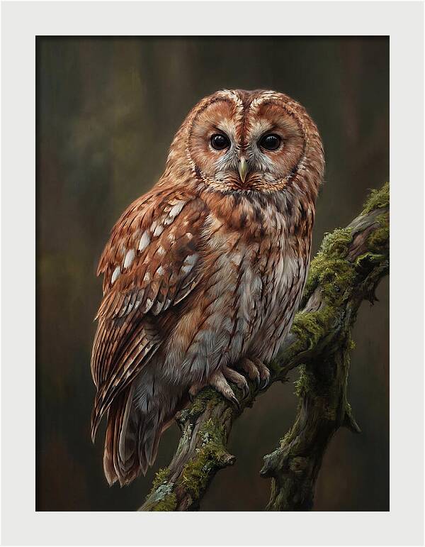 Majestic Tawny Owl Observation